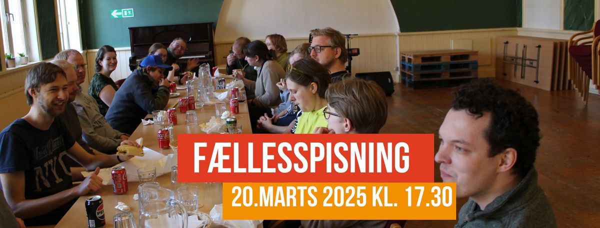 F\u00e6llesspisning f\u00f8r generalforsamlingen for KFUM og KFUK Aalborg 