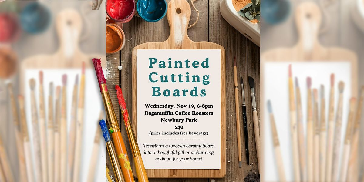 Painted Cutting Board Night