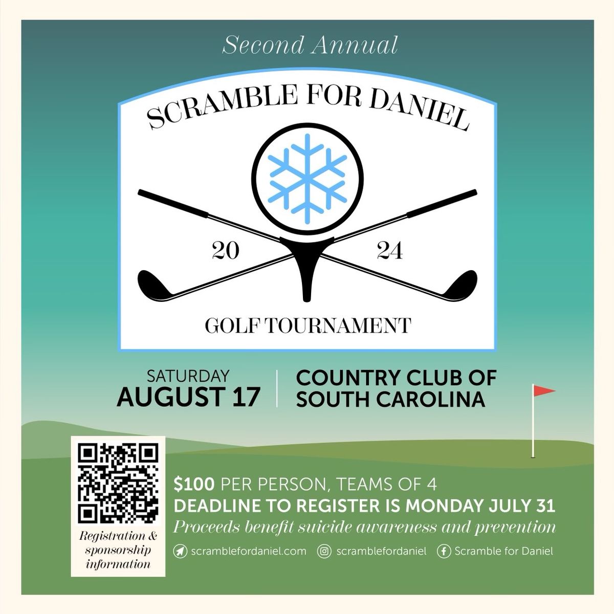 Second Annual - Scramble for Daniel Golf Tournament
