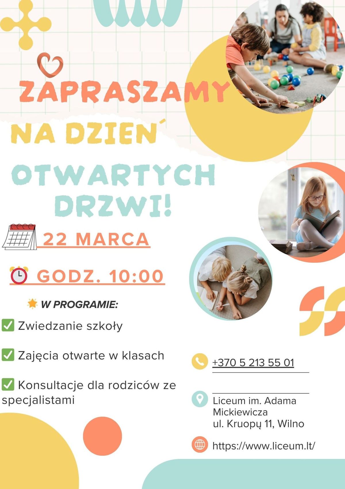 Zapraszamy  na Dzie\u0144 Otwartych Drzwi!