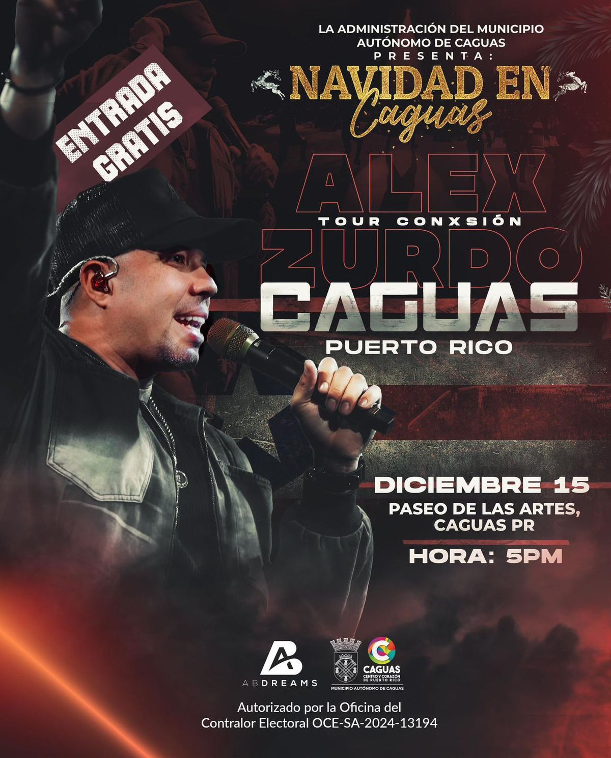 Navidad en Caguas con Alex Zurdo