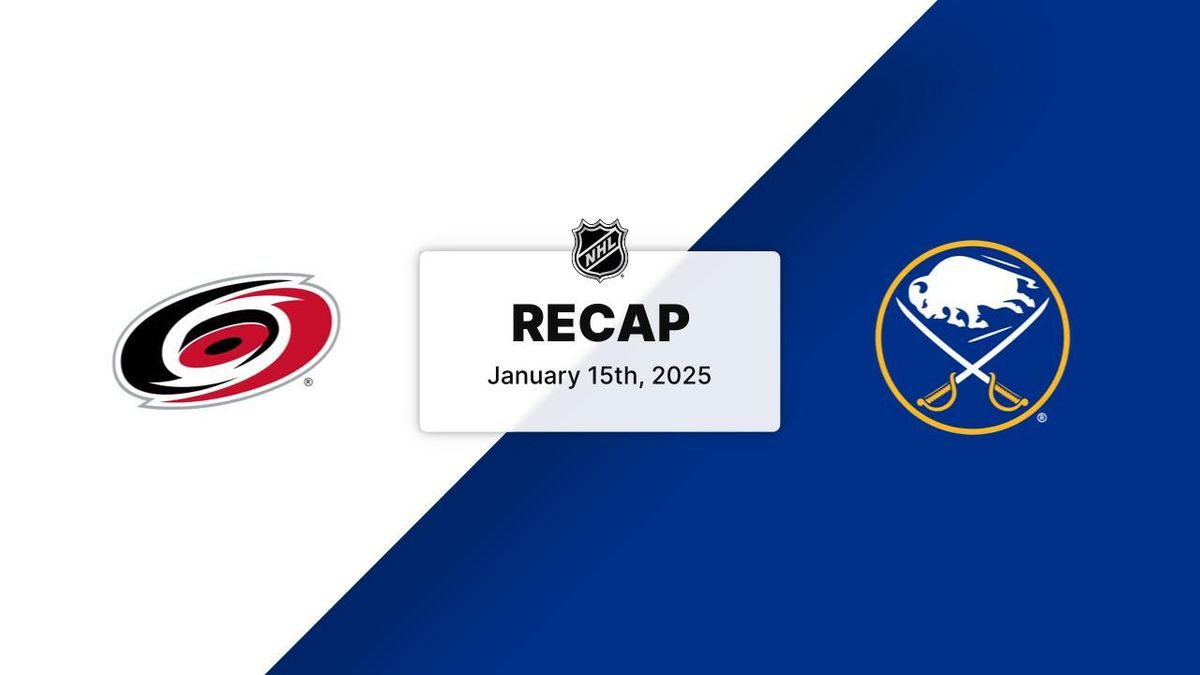 Carolina Hurricanes vs. Buffalo Sabres