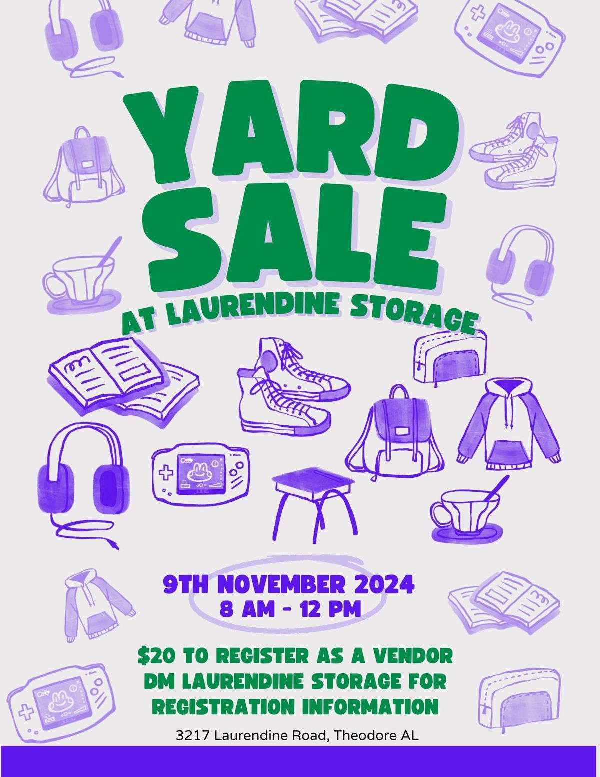 Laurendine Storage Yard Sale