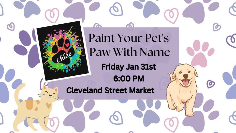 Paint Your Pet\u2019s Paw With Name