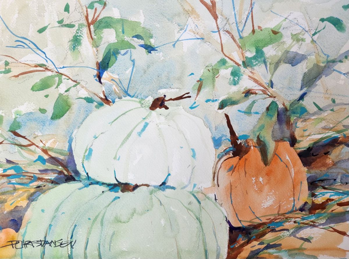 Fall Themed Water Color Workshop