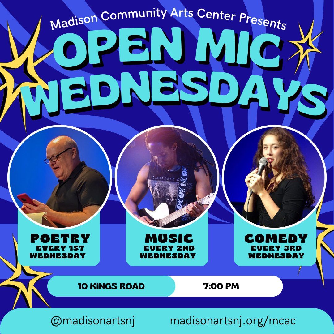 Music Open Mic Series (Every Second Wednesday) in Madison, NJ