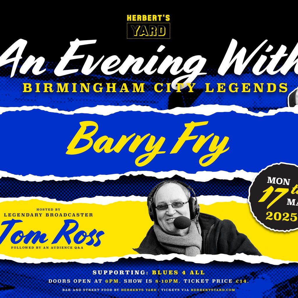 An Evening with BCFC Legend: Barry Fry