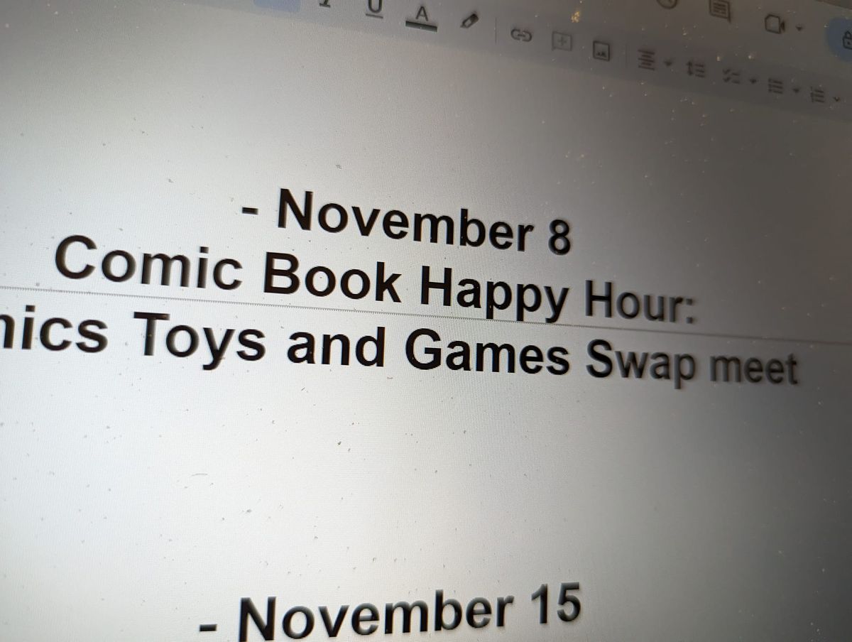 Comic Book Happy Hour. Comics, games, and toys swap meet