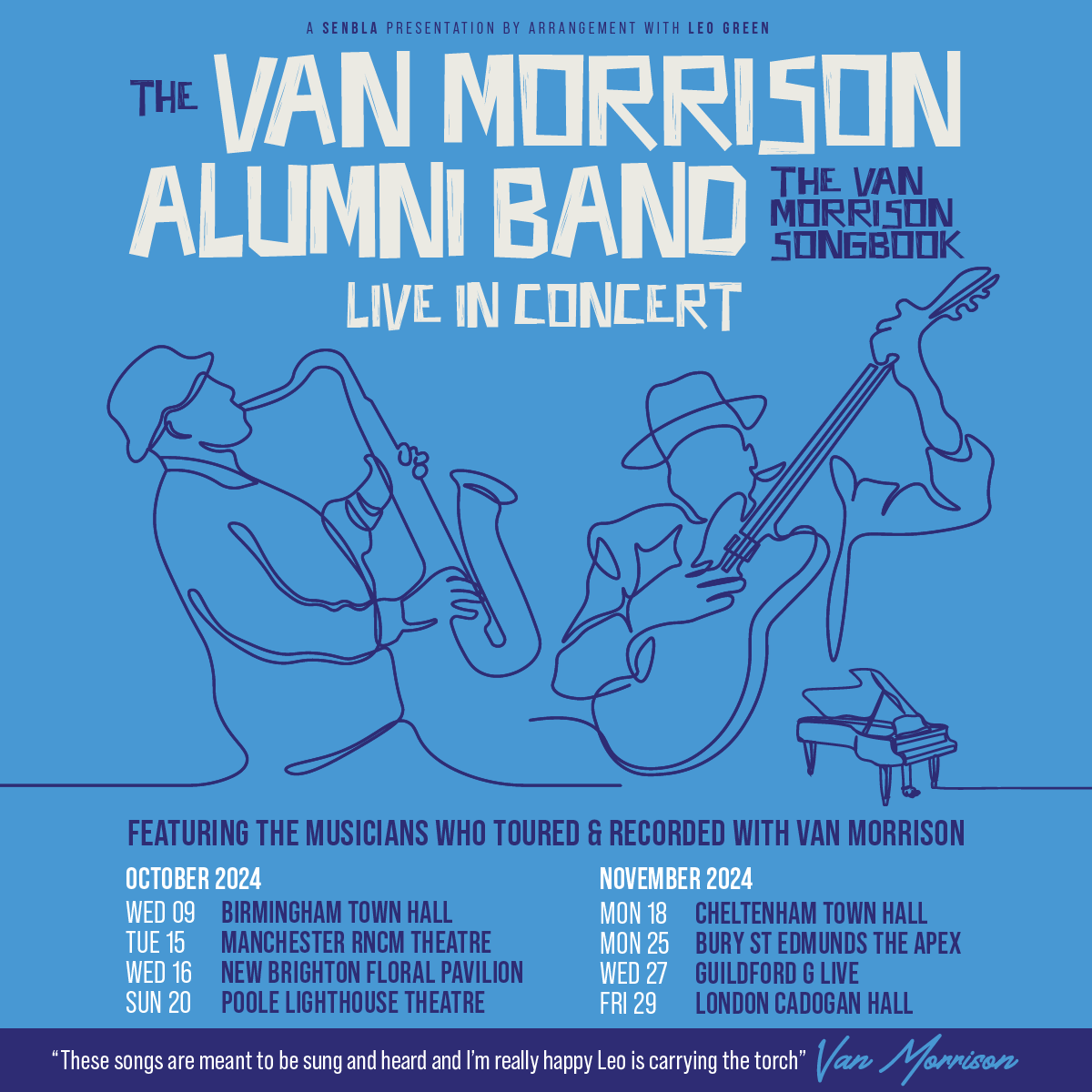 Van Morrison Alumni Band at Wyvern Theatre Swindon