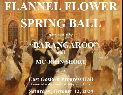 Flannel Flower Spring Ball 2024