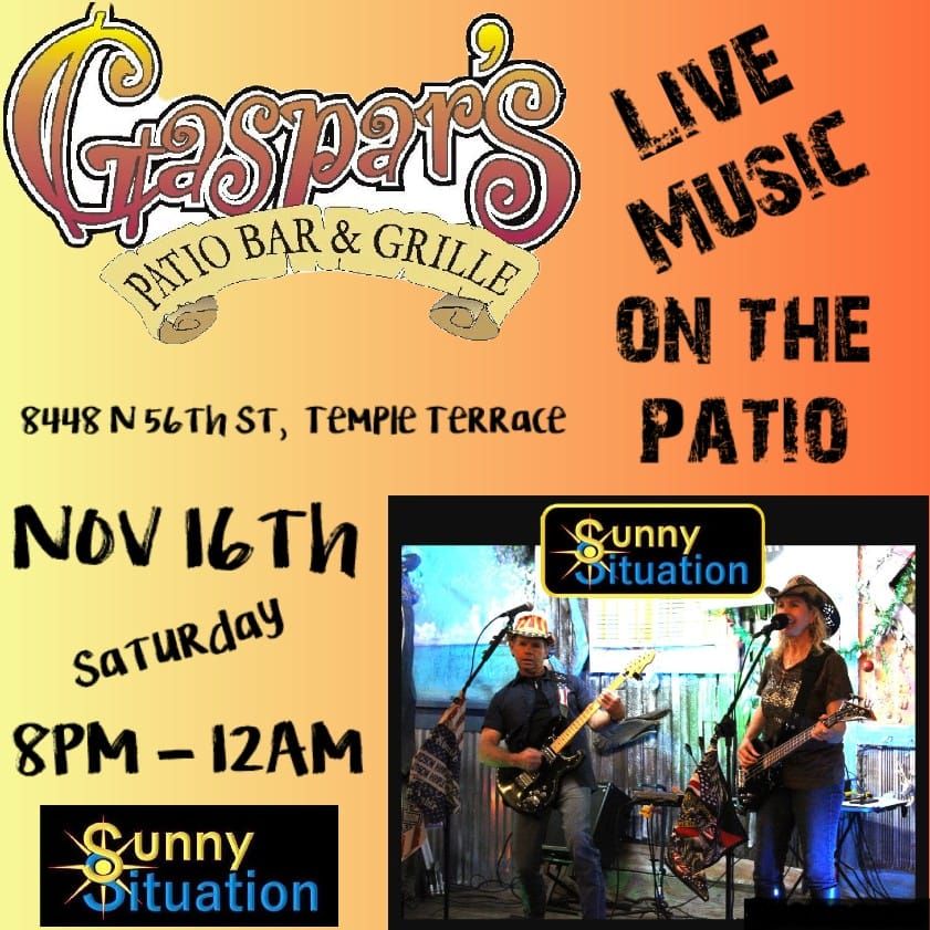 Sunny Situation at Gaspar's Patio Bar and Grille