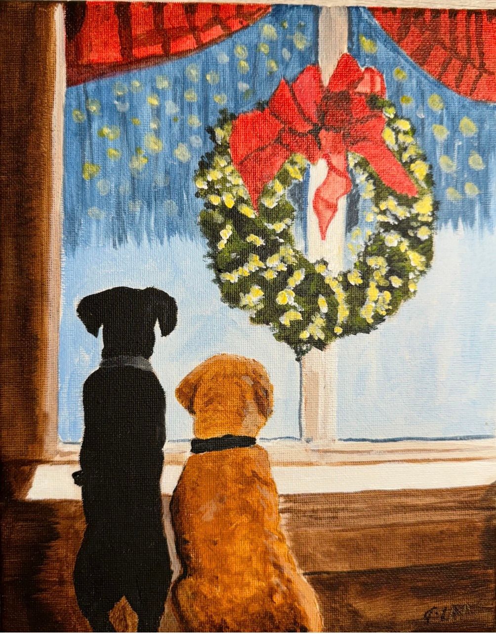 Coming Home for Christmas Acrylic Paint Class at Frederick MADE