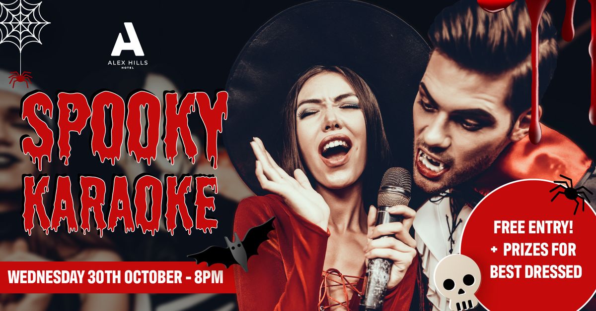 SPOOKY KARAOKE at Alex Hills Hotel \ud83d\udc7b\ud83c\udf83