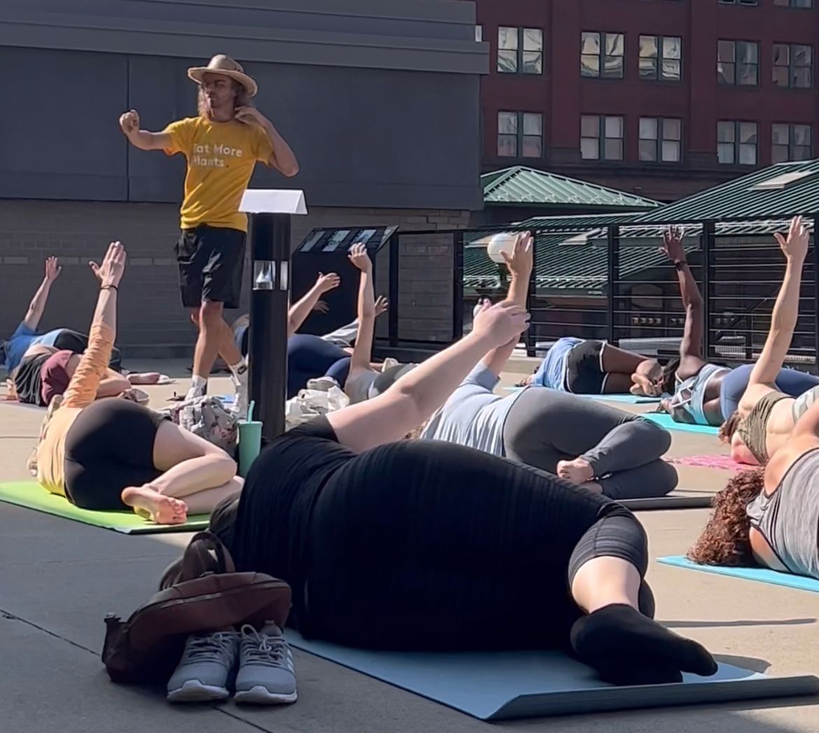 Pilates for the People Free Outdoor Mat Pilates Class X St. Paul Farmers Market