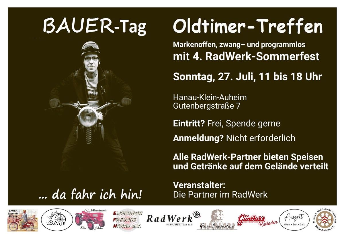 BAUER-Tag und RadWerk-Sommerfest