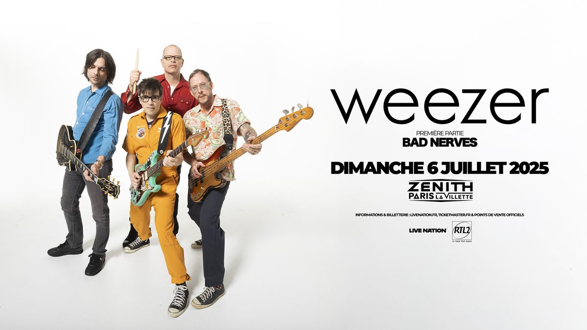 WEEZER | Z\u00e9nith Paris - La Villette - 6 juillet 2025