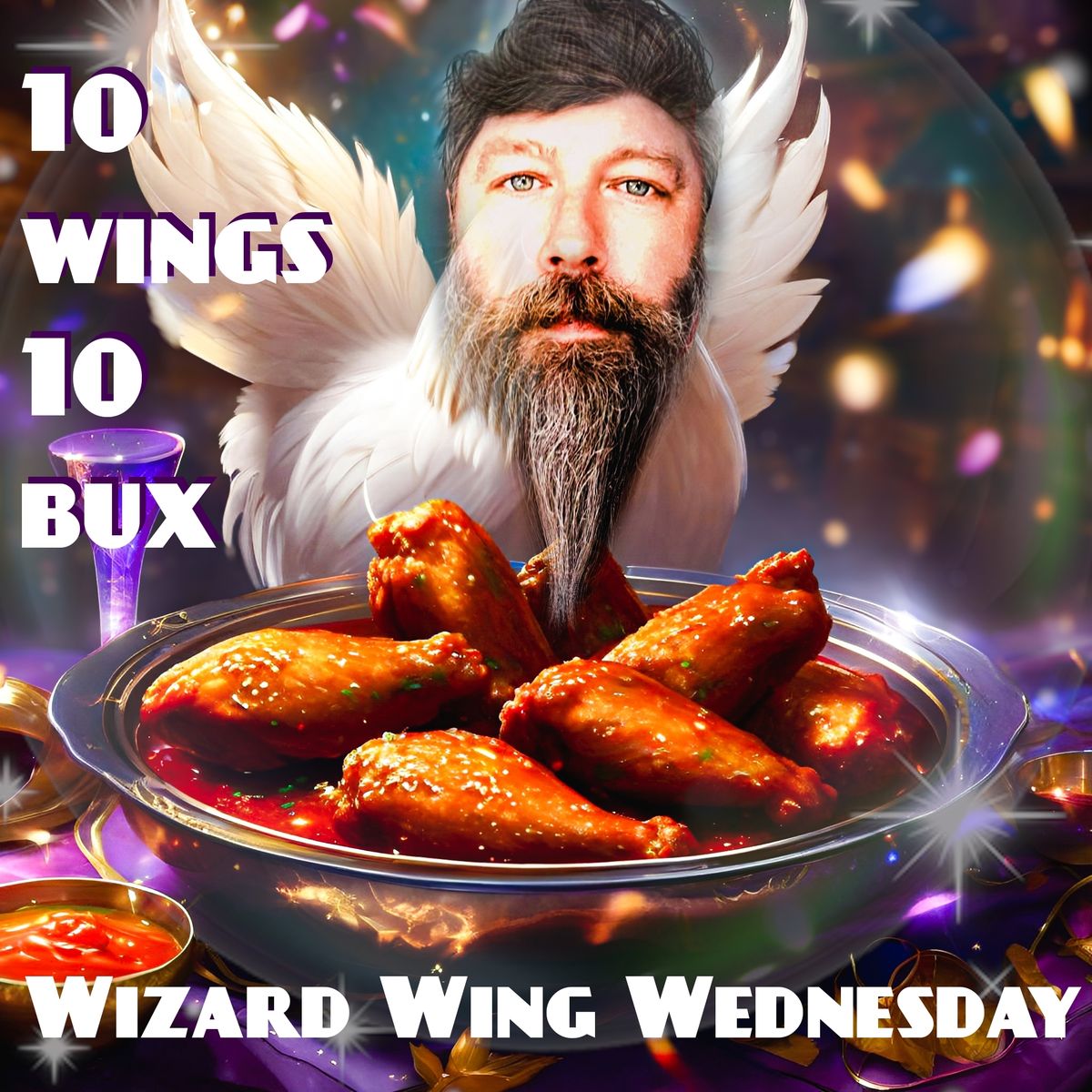 Wizard Wing Wednesdays, 10x Magical Wings for only $10 Bux