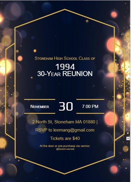 SHS Class of 1994 30th Reunion