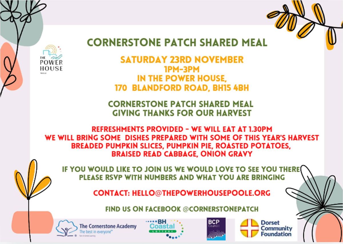 Cornerstone Patch Shared Meal