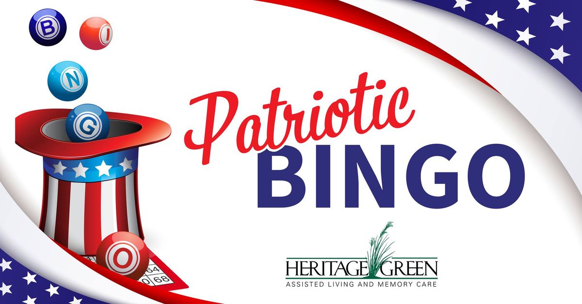 Patriotic Bingo (RSVP by June 28)