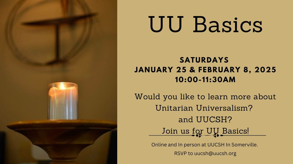 UU Basics at UUCSH