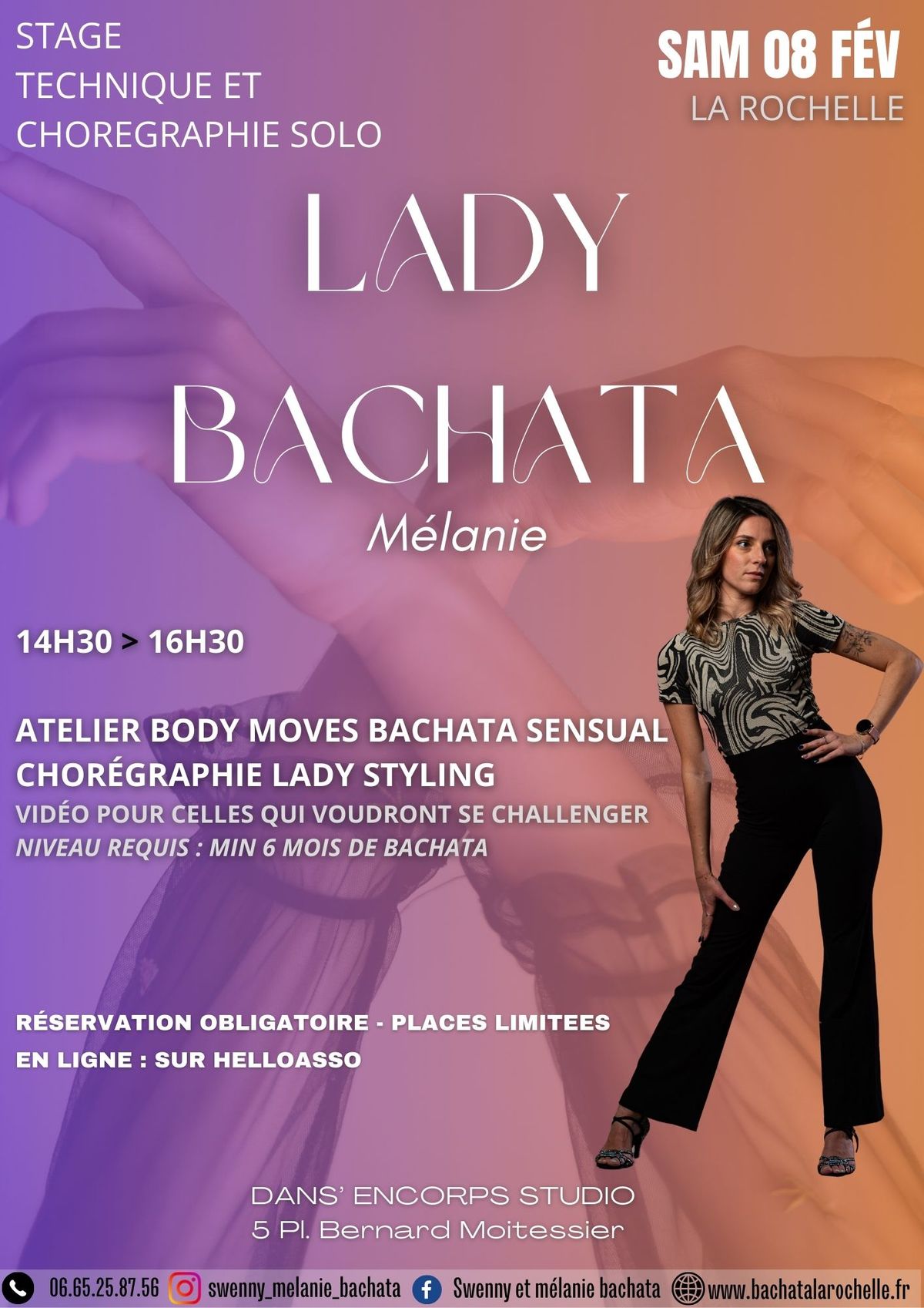 Stage Lady Bachata - Body moves et chor\u00e9graphie