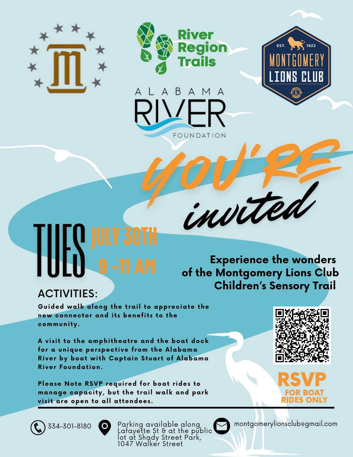 Special Preview of the Montgomery Lions Club Children's Sensory Trail