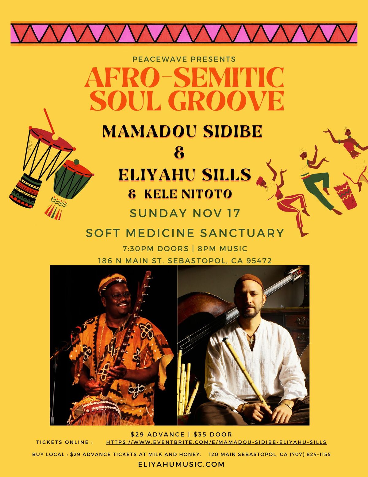 Mamadou Sidibe & Eliyahu Sills: A Night of Afro-Middle Eastern Fusion