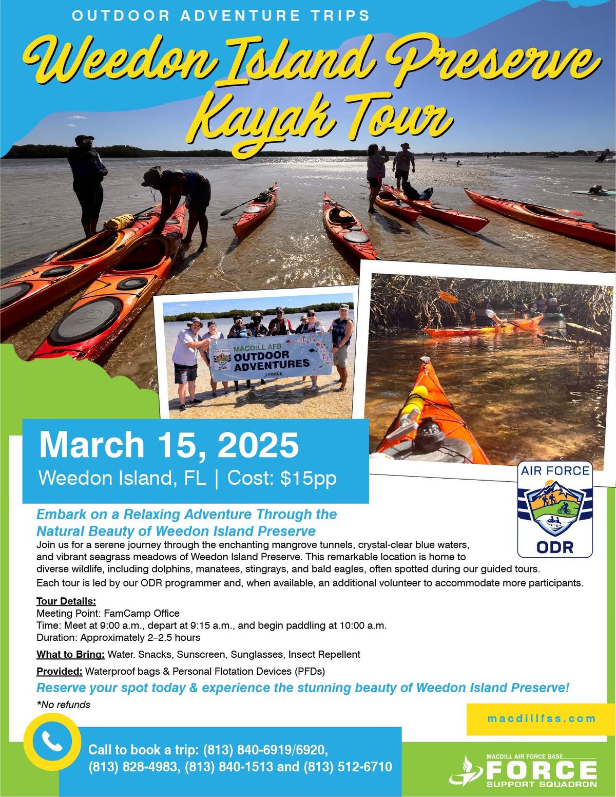 WEEDON ISLAND PRESERVE KAYAK TOUR