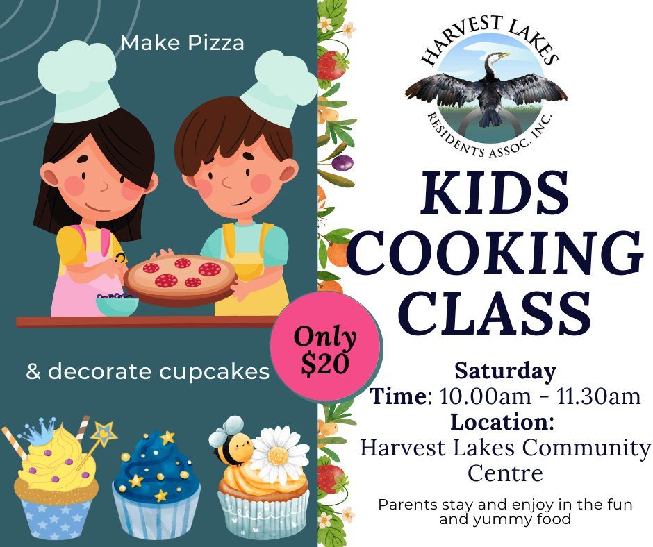 Harvest Lakes Kids Cooking Class - Pizza and Cupcake Decorating