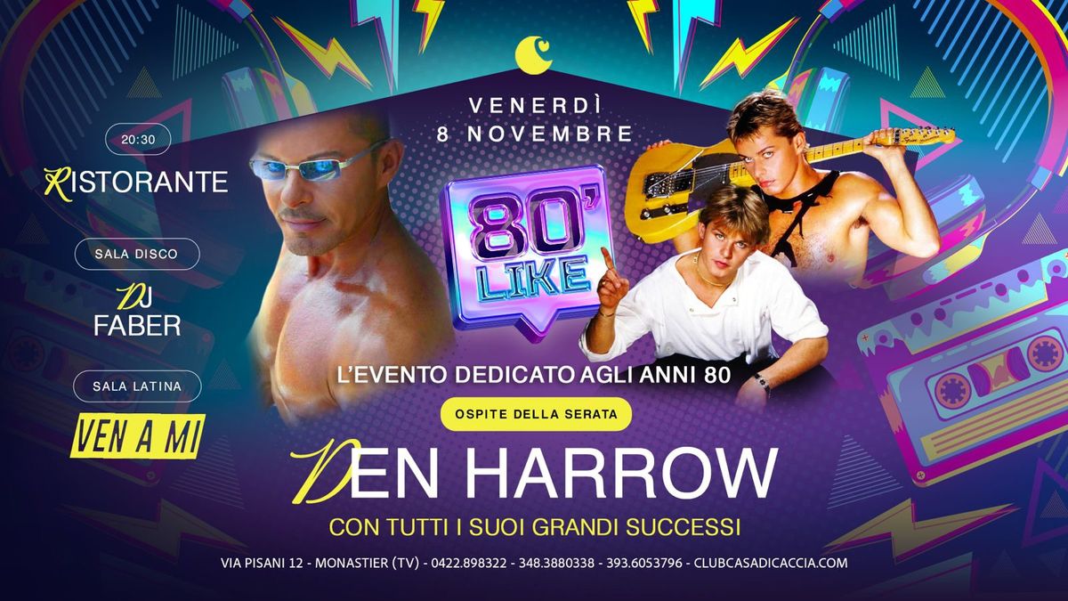 VENERDI 08 NOVEMBRE_80' LIKE - L'EVENTO DEDICATO AI MITICI ANNI 80