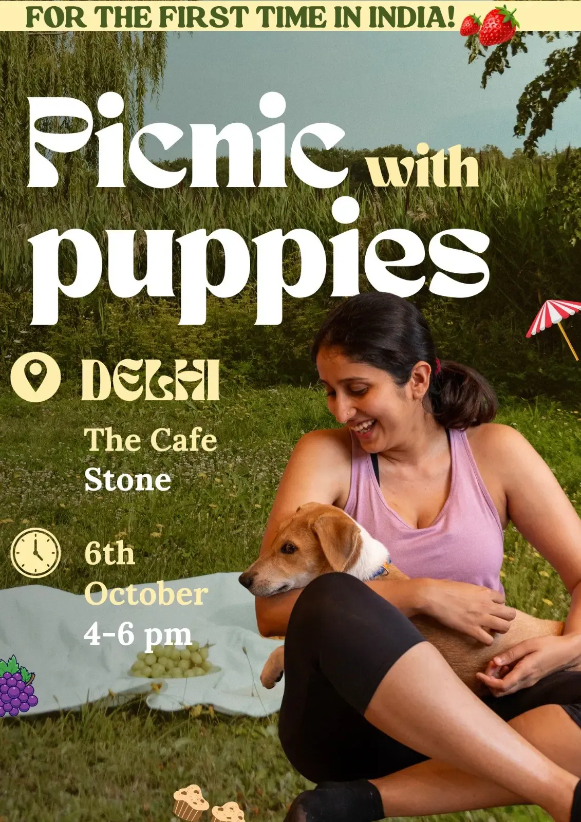 Picnic With Puppies by Pawasana Experiences event Tickets Delhi NCR