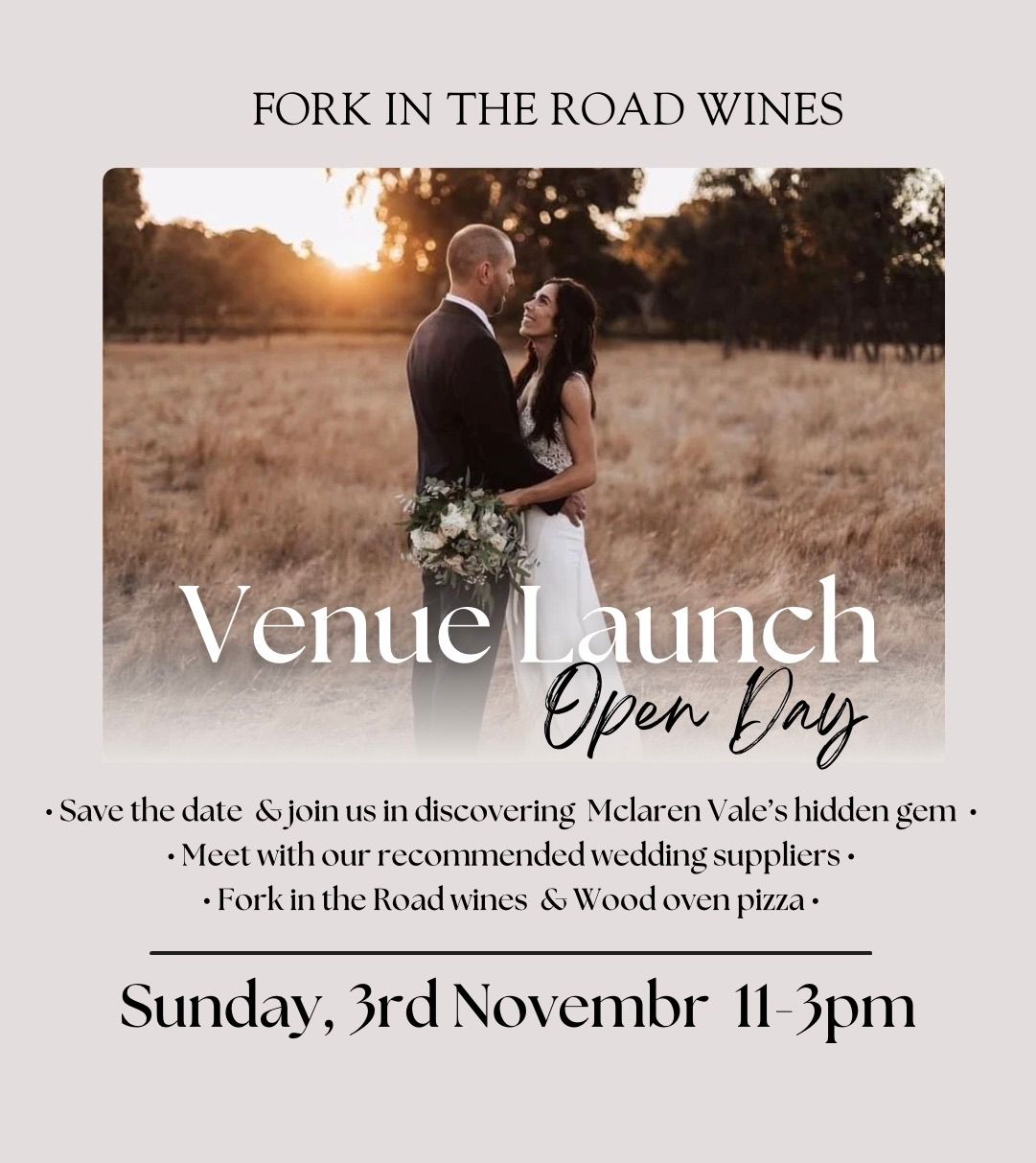 Wedding Open Day at Fork in the Road Wines