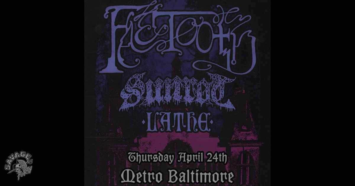 FAETOOTH w\/ Sunrot and Lathe @ Metro Baltimore 