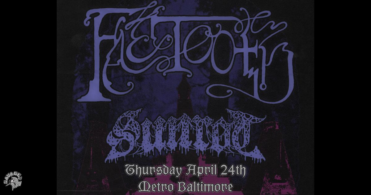 FAETOOTH w\/ Sunrot @ Metro Baltimore 