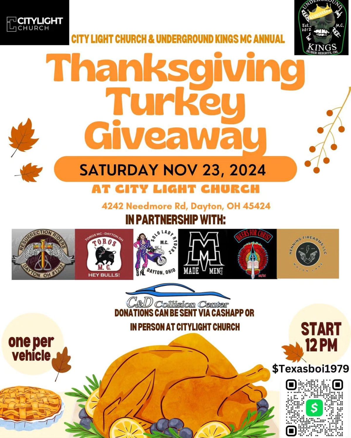 Thanksgiving Turkey Giveaway 