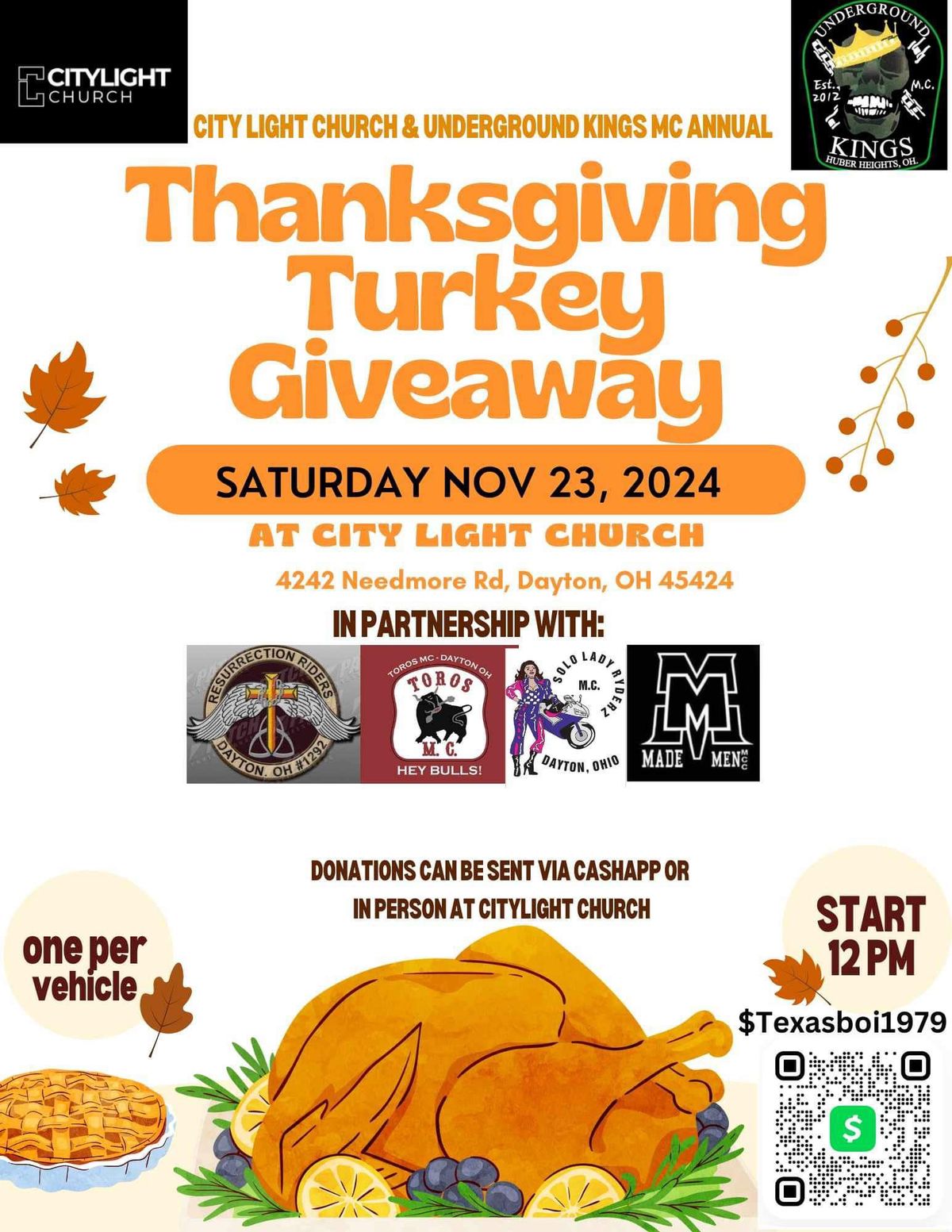 Thanksgiving Turkey Giveaway 