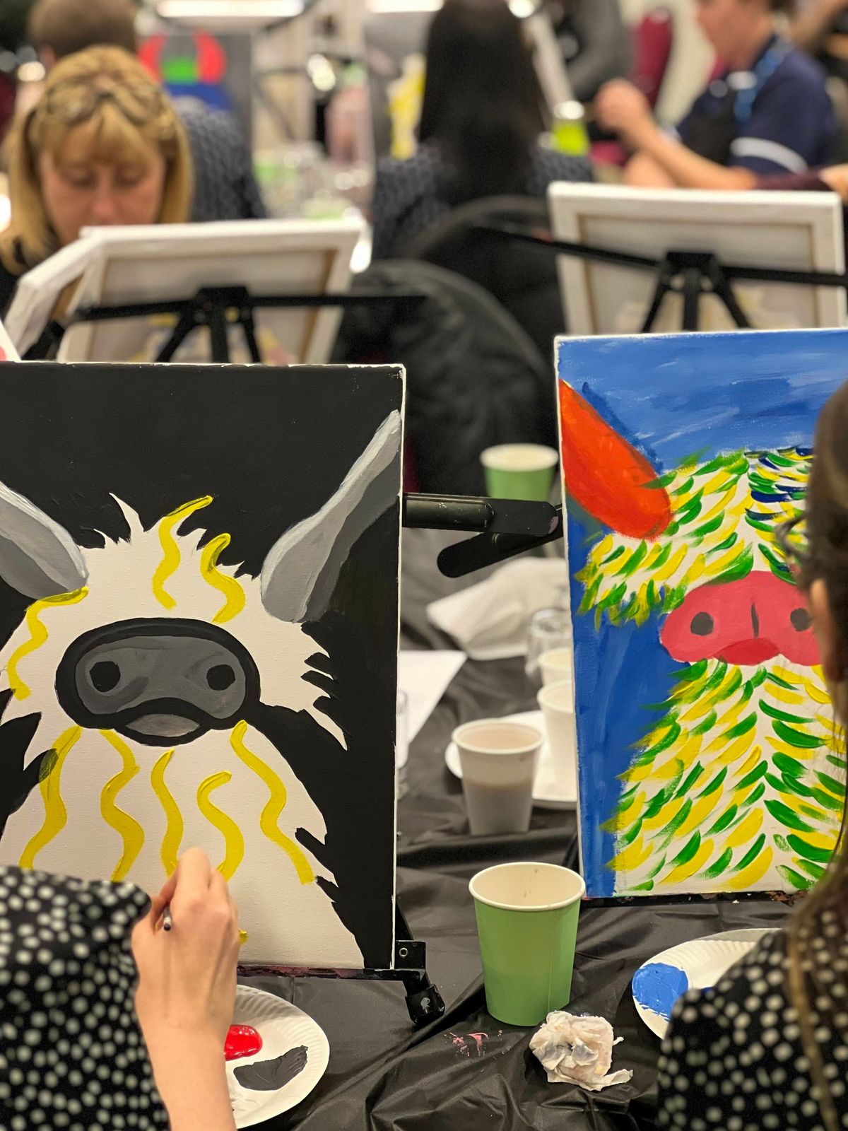 Paint and Sip - Highland Cow | Arts Bar Hope Street