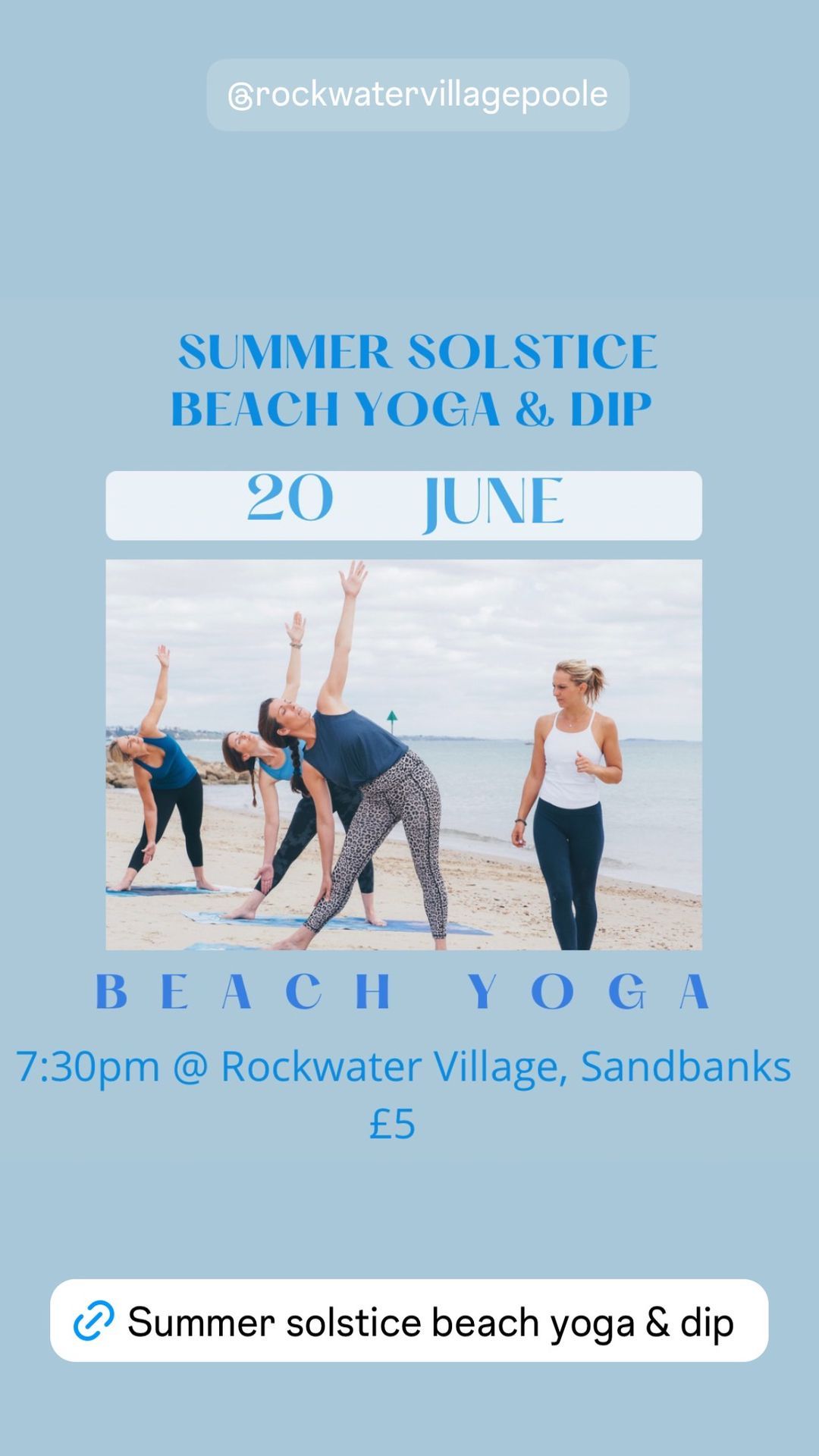Summer Solstice Beach Yoga & Dip @ Sandbanks Beach