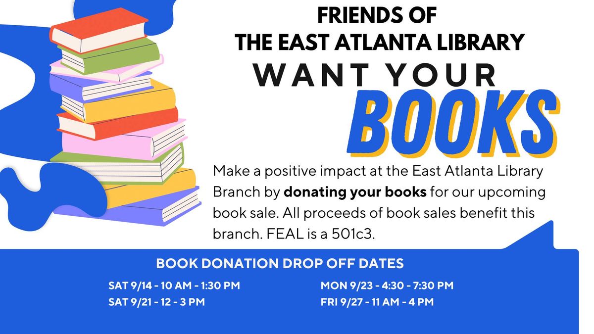 Book Donation Dates