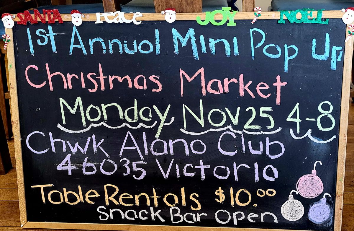 Pop up Market 