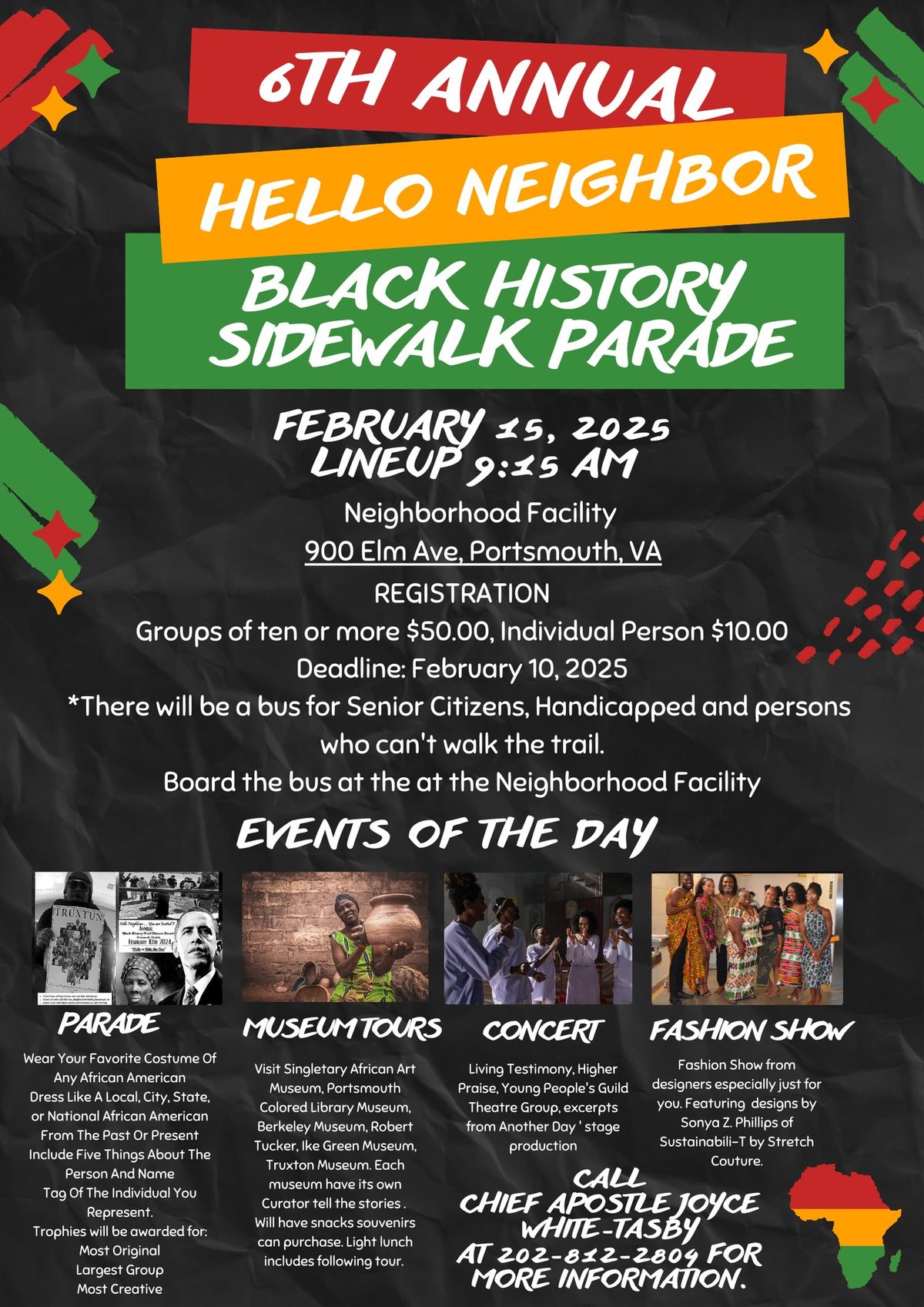 Sixth Annual Black History Trail Blazers Hello Neighbor Sidewalk Parade