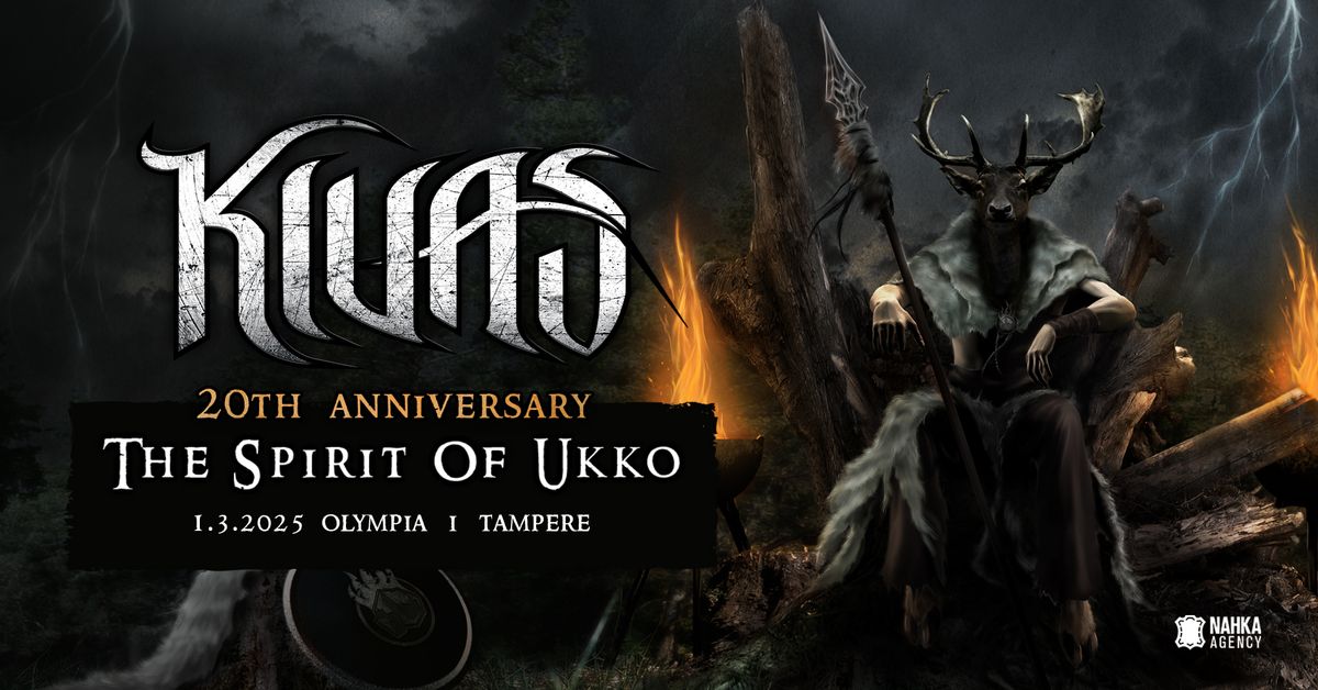 KIUAS \u2013 The Spirit of Ukko 20th Anniversary \/\/ Olympia Tampere, la 1.3.2025