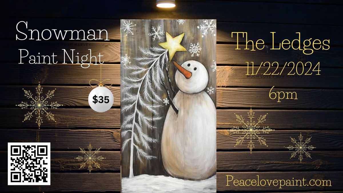 Snowman Paint Night