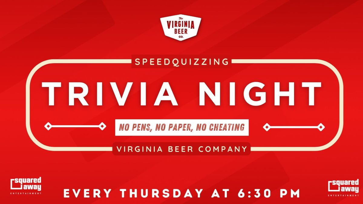 Speedquizzing Trivia Night at VBC!