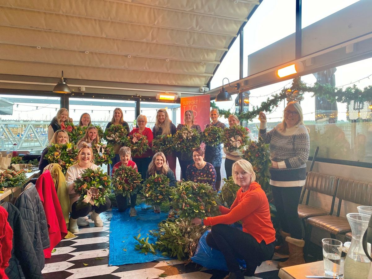 Christmas wreath workshop