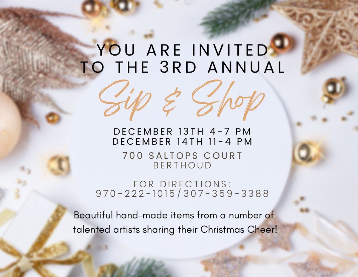 Christmas Sip & Shop