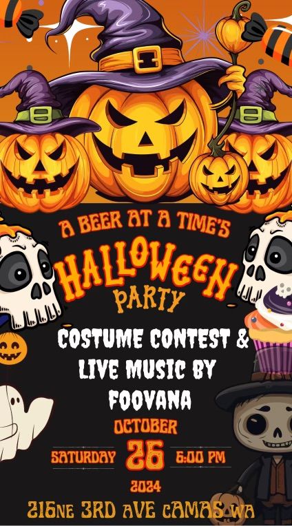 Halloween Party featuring FooVANA PDX @ A Beer at a Time!!!