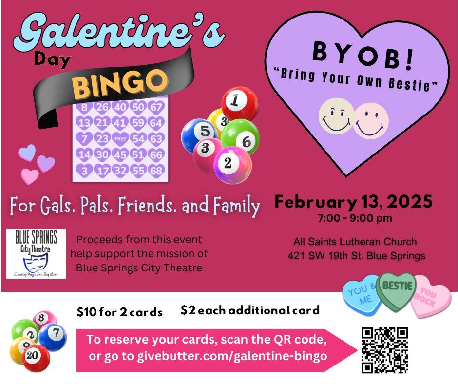 Galentine's Bingo