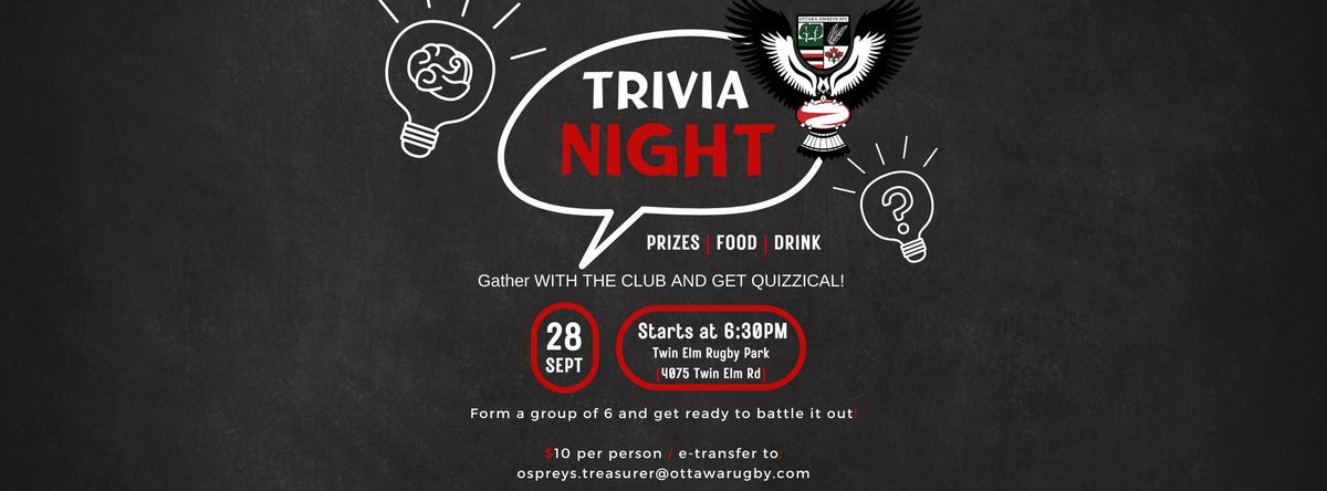 Ottawa Ospreys RFC Trivia Night